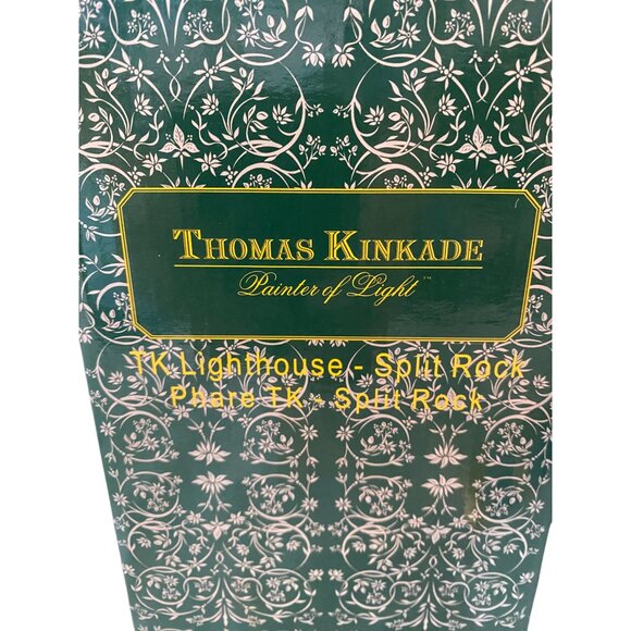 2004 Thomas Kinkade Split Rock Lighthouse Light Night Light Lamp Battery Ceramic - Picture 2 of 7